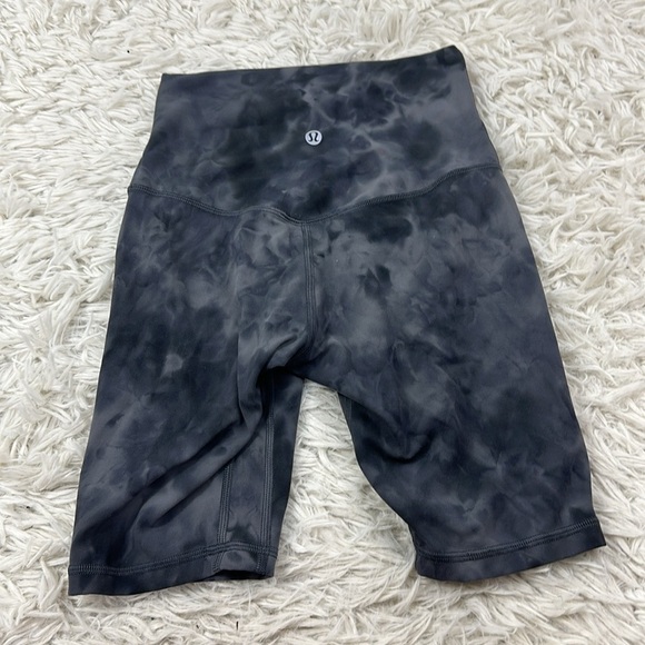 Lululemon Align High-Rise Short 8" Diamond Dye Pitch Grey Graphite Grey - Picture 3 of 4